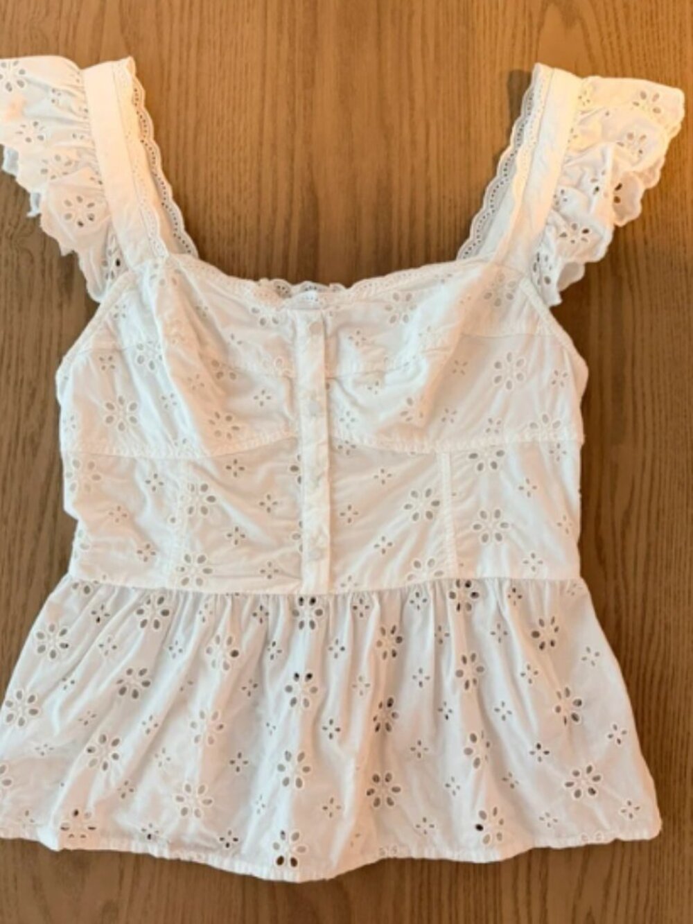White Eyelets and Ruffles